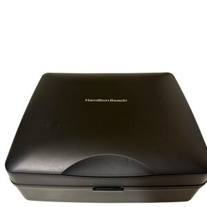 Hamilton Beach Black Panini Press